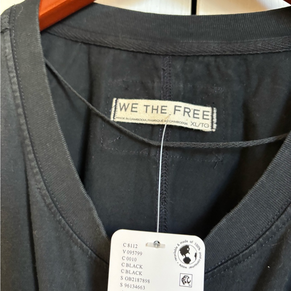 We The Free Black Short Sleeve Crewneck Tee - Picture 2 of 7